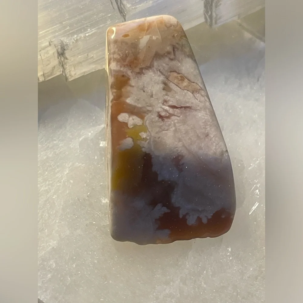 Flower Agate Freeform Natural Crystal Stone